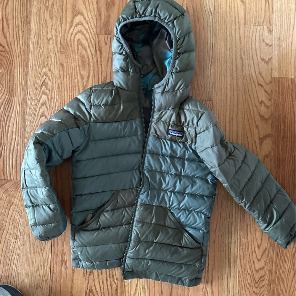 Patagonia Olive Quilted Jacket